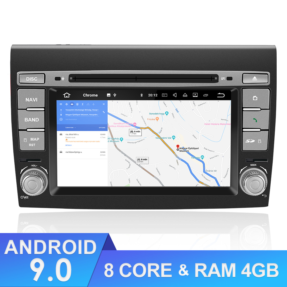 Auto Multimedia Player For FIAT Bravo 2007-2012