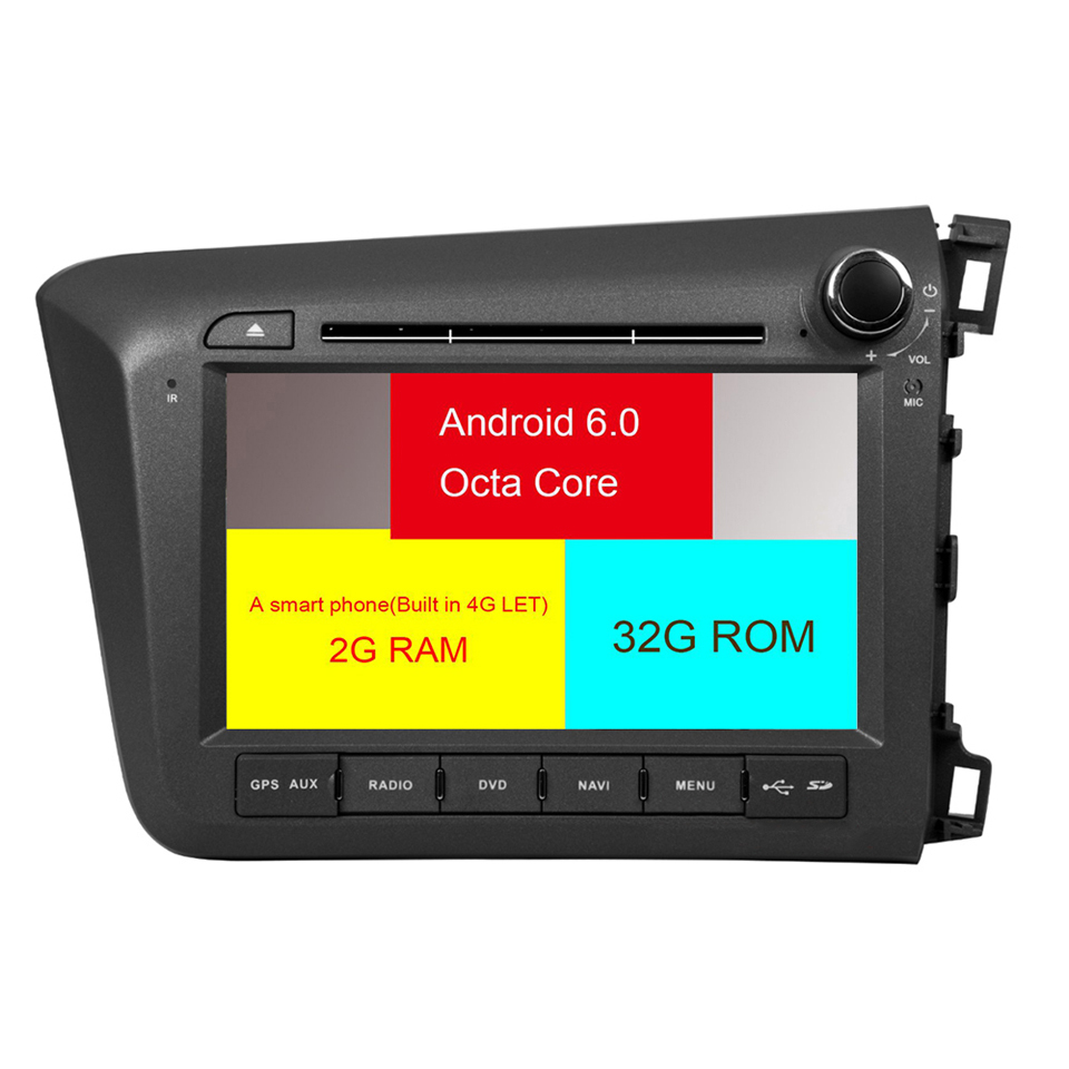 Auto Multimedia Player For honda Civic 2012-2015