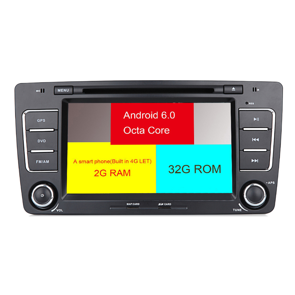 Auto Multimedia Player For Skoda Octavia 2009-2012