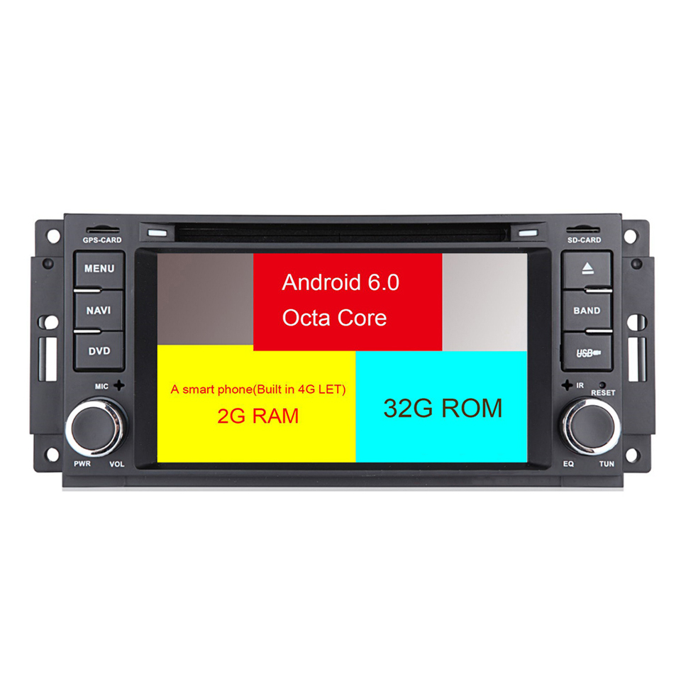 Auto Multimedia Player For Jeep/Chrysler/Dodge