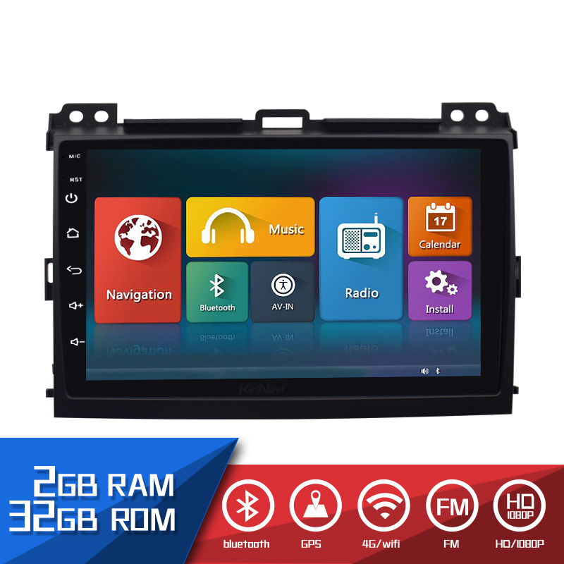 Auto Multimedia Player For Toyota Prado 2002-2009