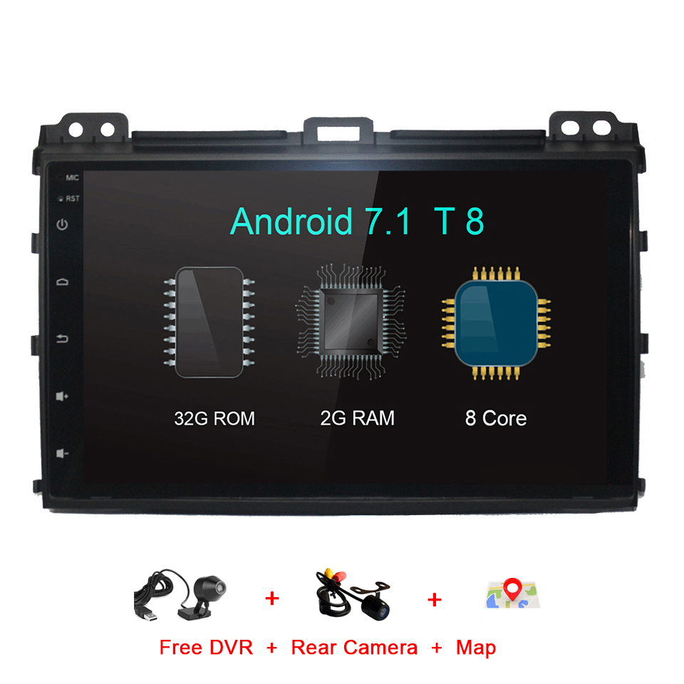 Auto Multimedia Player For Toyota Prado 2002-2009