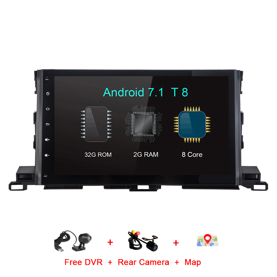 Auto Multimedia Player For Toyota Highlander 2015