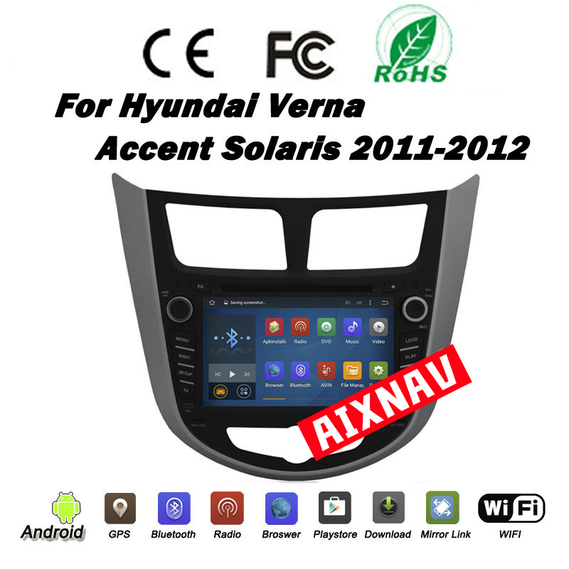 Auto Multimedia Player For Hyundai Solaris/Verna/Accent 2011-2015