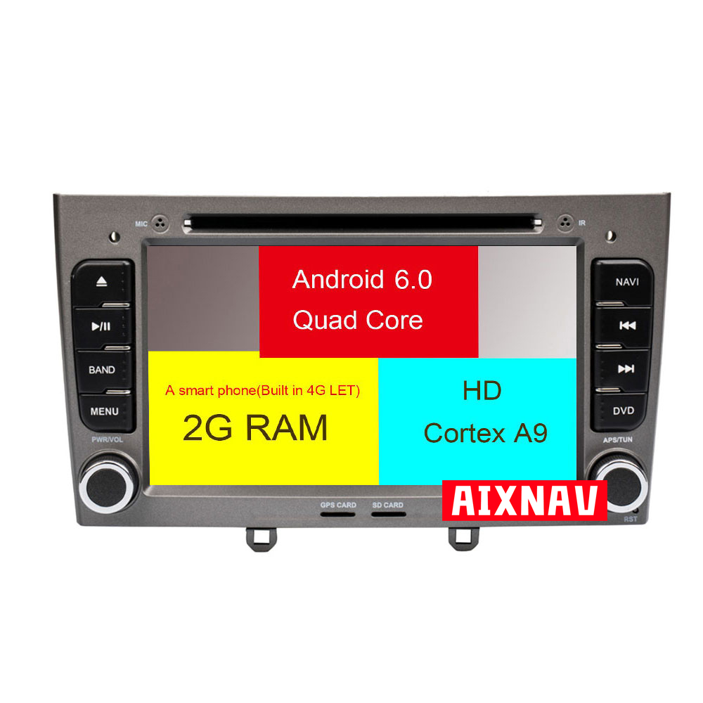 Auto Multimedia Player For Peugeot 408 2013-2017